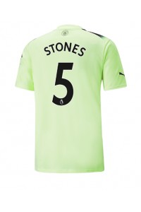 Fotbalové Dres Manchester City John Stones #5 Třetí Oblečení 2022-23 Krátký Rukáv